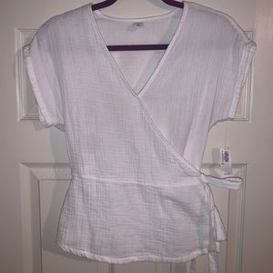 XS White Old Navy Blouse